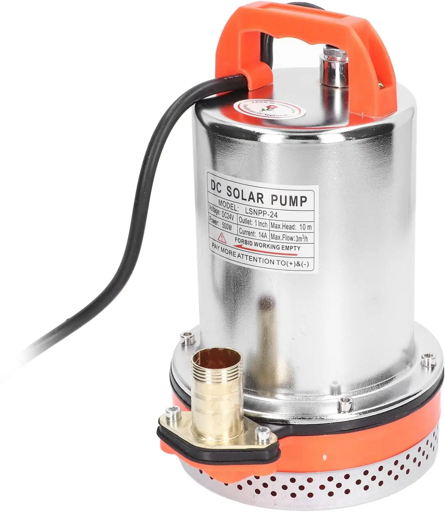 12V/24V DC solar Submersible Water Pump